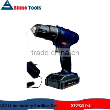 12V Li-ion Battery Cordless Power Drill With Double Speed