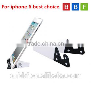 BBF folding tablet stand of iphone and mobile phone,cellphone stand for iphone 6