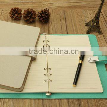 Plaro cheap promotional custom PU leather executive notebook