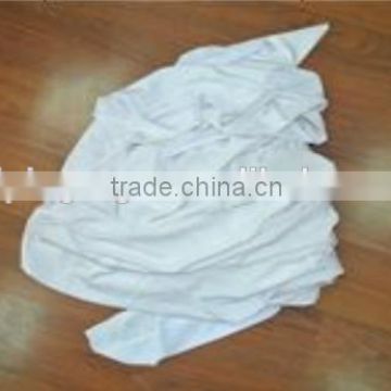 100% fiber White Y-shirt rag with new materials