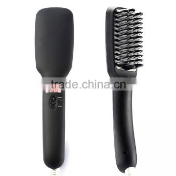 manufacturer wholesale steam hair straightener with comb attachment