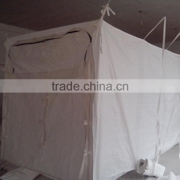 Sea dry bulk container liner with zipper for peannut