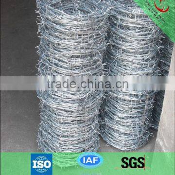 factory direct sale galvanized chain link fence top barbed wire