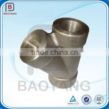 Gold Supplier Of 45 Degree Y Branch Lateral Carbon Steel Pipe Fitting Tee