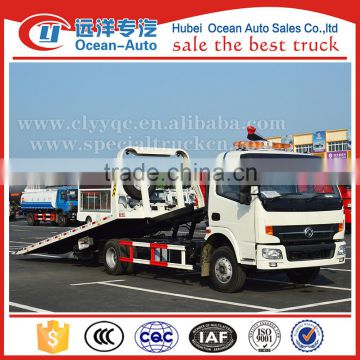 Dongfeng right hand drive 4T flatbed tow truck