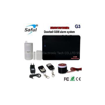 OEM high quality Saful G3 doorbell Intelligent home security GSM alarm system 4G Cellular GSM Wireless Security Alarm System Quad-band Support 2G/3G/4G