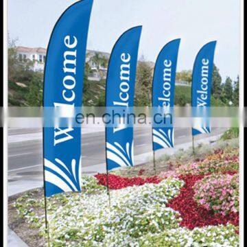 Polyester Solid Color Feather Flags