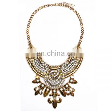 vintage fashion women's jewelry vintage alloy maxi necklace