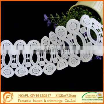 Flower Trimming laces And fabric lace White New Wholesale Lace Sample
