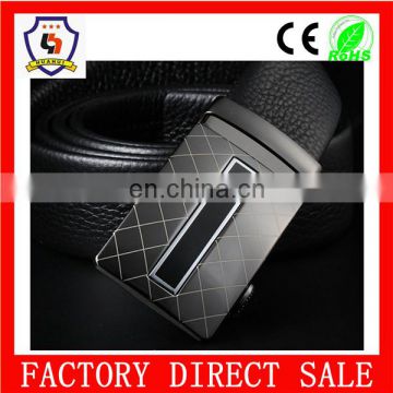 hot sale inner diameter 3.5-4.0 cm automatic buckle and split leather belt for sale
