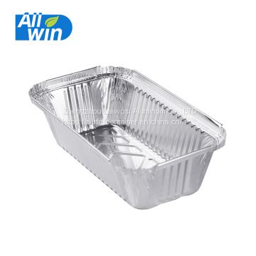 Rectangle Baking Aluminium Foil Pie Dishes , Disposable Aluminum Baking Pans