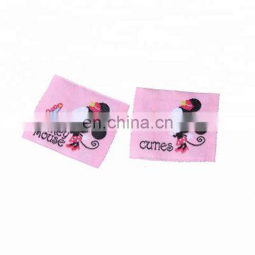 new products on china market straight cut labels for clothing