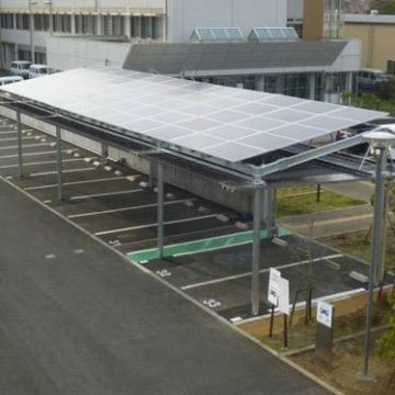 Solar Panel Carport Roof Photovoltaic Carport Impact Resistant