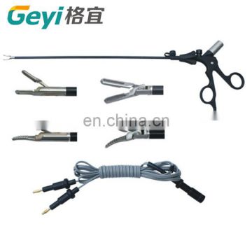 Laparoscopic Surgical Instruments forceps Curved Bipolar Forceps