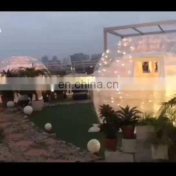 commercial inflatable bubble dome tent with led light, inflatable restaurant for sale