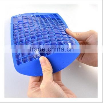 FDA approval promotional christmas custom silicone ice cube tray, private labeling ice cube trays