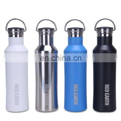 Eco-Friendly Double Wall Custom Logo Bottle Water standard Mouth Vacuum Insulated Drink Sport Stainless Steel Water Bottle