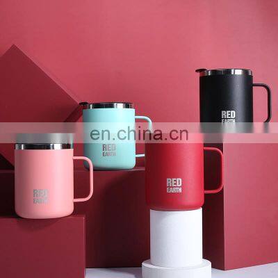 GiNT 2021 New Design 380ML Customized Color Logo Water Cup 316 Stainless Steel Coffee Mug for Drinking Coffee