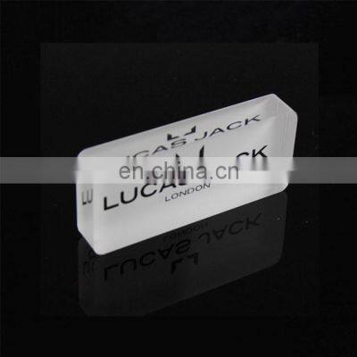 acrylic sale block nameplates signage plaques pop stand acrylic logo display block