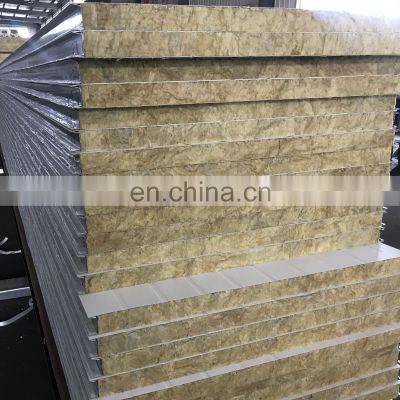 Fireproof rock wool roof sandwich panel with price