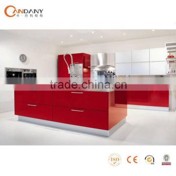 Foshan wholesale customed wood textured kitchen cabinet