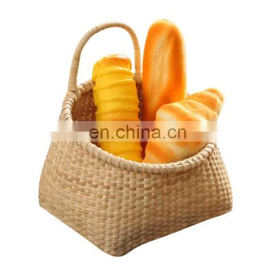 Hot Sale Rattan hanging wall basket for kitchen Hand woven small basket for fruit decor home Vietnam Supplier