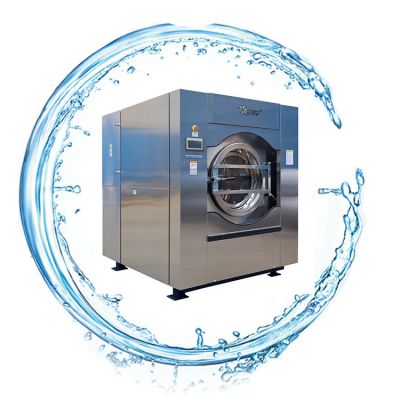Guangzhou factory automatic industrial laundry washing machine 50 kg
