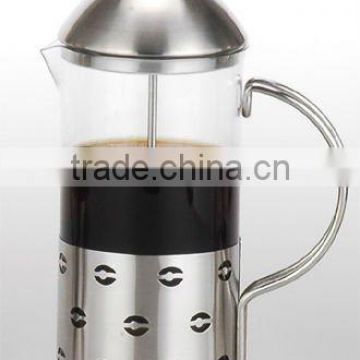 Stainless steel French coffee plunger (850ML) top quality