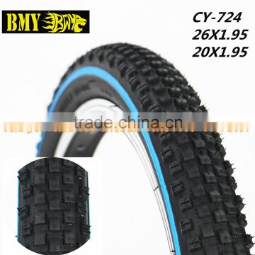 high quality colored bicycle tire 20x1.95 26x2.125 with factory price in tianjin