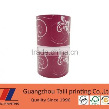 Custom full color printing carton tube box