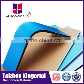 Alucoworld unbroken buidling material acp sheet for prefab house