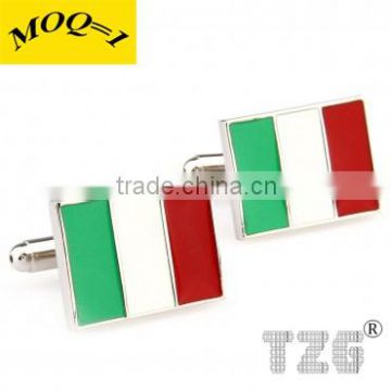 Italy Italia Flag Cufflink