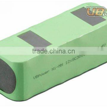 NiMH Battery Pack: VB-SC NiMH 12x3000mAh 14.4V vacum cleaner battery