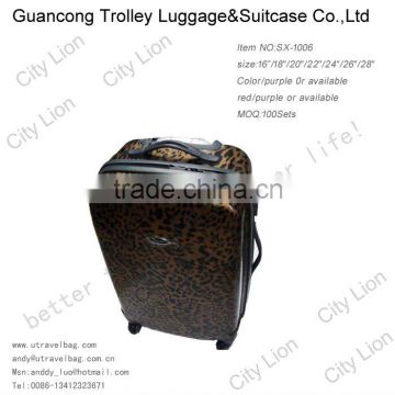 trolley hard case/360 wheels shell case/pc luggage /abs bag
