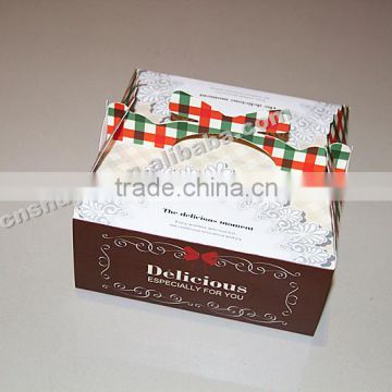 2016 new design cake boxes with handle