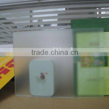 China acid etched glass panel