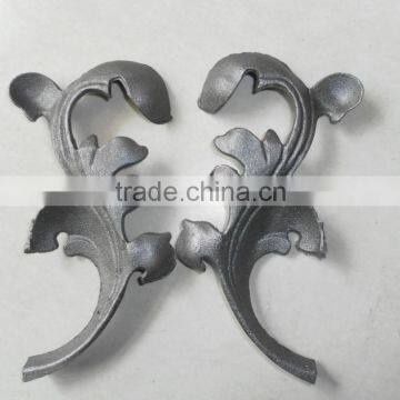 Die casting steel leaves for garden fence