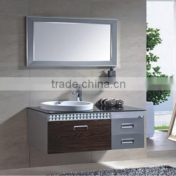 popular #304 stainless steel bathroom vanities with drawers
