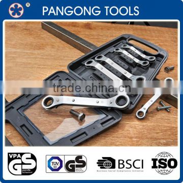 Cr-V Steel Offset Gear Wrench Set for Industrial and Auto Repairing