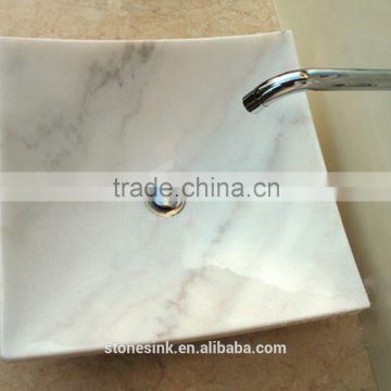 Classic style marble corner stone sink