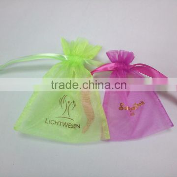 top sale christmas organza gift bag with logo