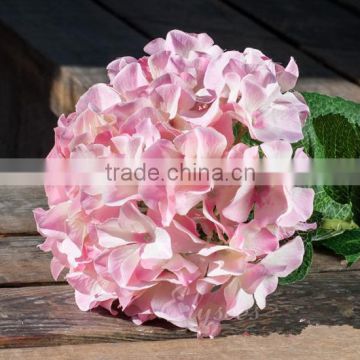 Luxury artificial flowers hydrangea silk pink hydrangea