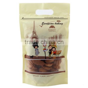 Clear Window Matte Finish Printing Cookies Packaging Bag