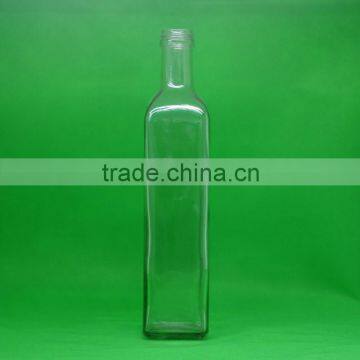 GLB500003 Argopackaging 500ml Clear For Cooking Glass Bottle Olive Oil Bottle