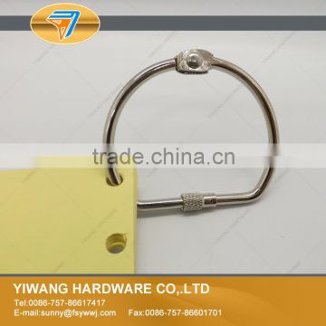 Factory direct sale high quality nickel screw lock book ring