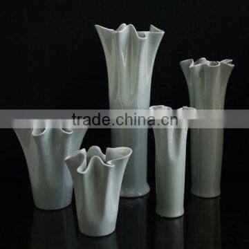 Flower ceramic vase