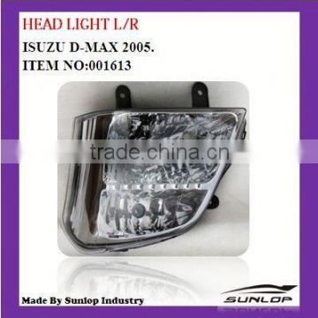 for D-max auto accessories head light #0001613 head light for d-max 2002-2008