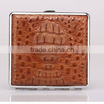 Crocodile Leather Cigarette Cases Wholesale Cigarette Cases diy Cigarette Case