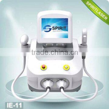 Heavy duty IPL beauty apparatus for white color hair removal