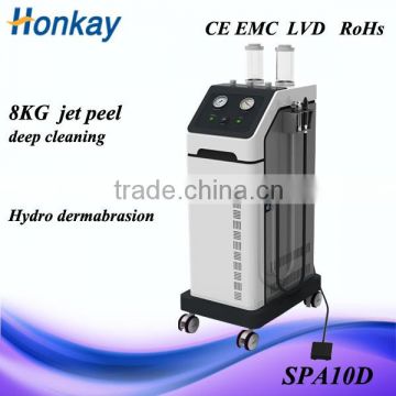 Improve Skin Texture New Designed Water Oxygen Acne Hyperbaric Oxygen Improve Skin Texture Facial Machine Removal Jet Peel Machine For Spa Hydro Dermabrasion Machine Oxygen Facial Equipment